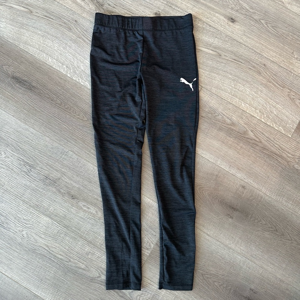 6/20$ Puma Kids girls grey leggings size L (12-14)